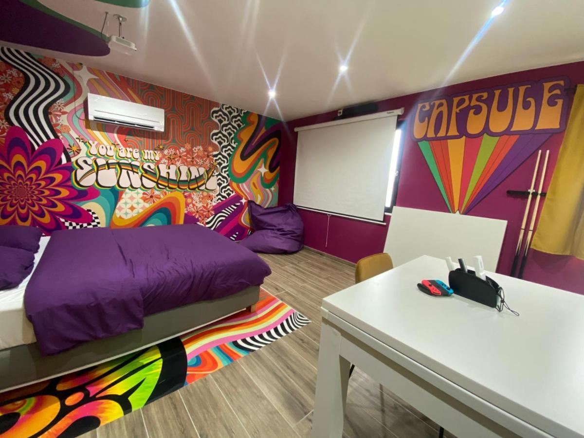 Capsule Groovy-Jacuzzi-Sauna-Billard-Netflix- Nintendo Switch & Jeux Mons Exteriér fotografie